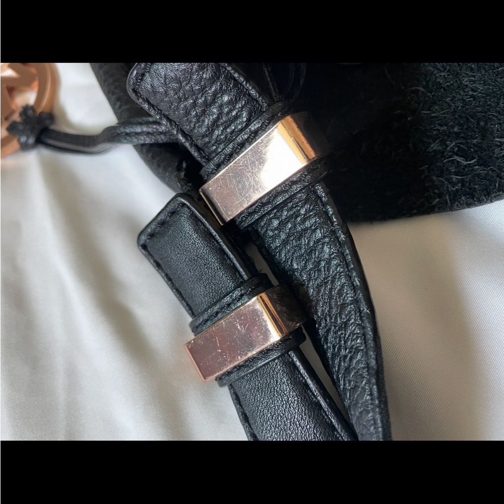 Michael Kors Black Leather Tote Bag - Picture 8 of 16